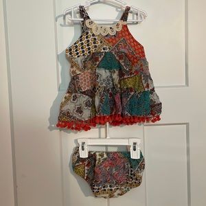 Mimi & Maggie Dress with matching bloomers (3-6 months)